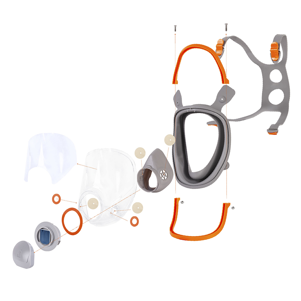 Полнолицевая маска (байонет) Jeta Safety 5950 4